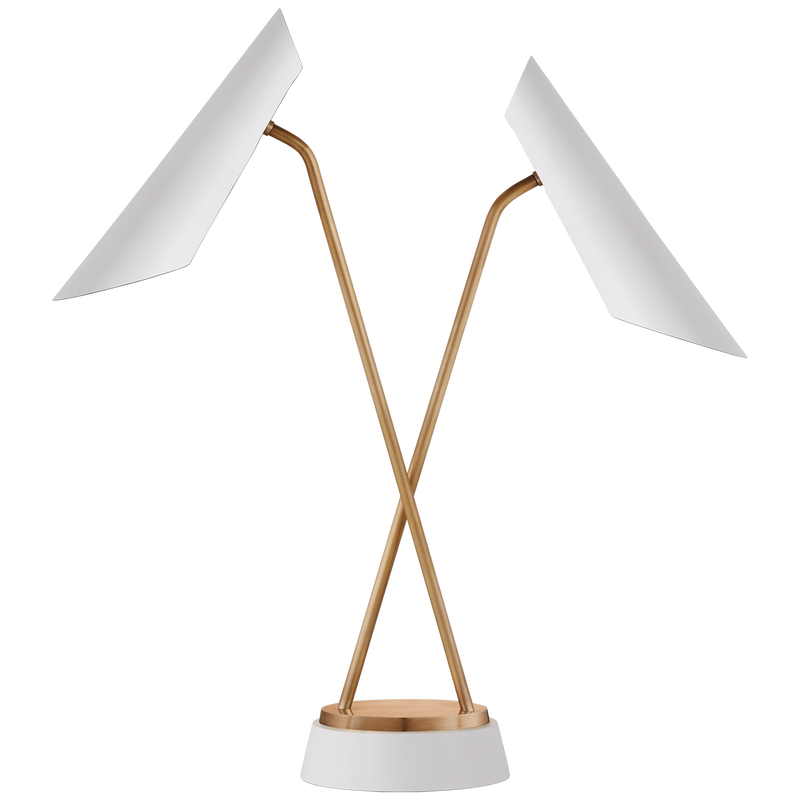 Franca Double Pivoting Task Lamp by AERIN