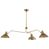 Charlton Large Triple Arm Chandelier by AERIN