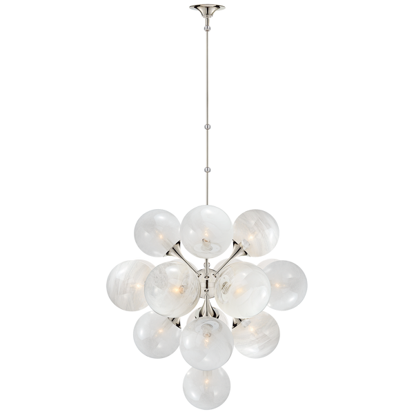 Cristol Large Tiered Chandelier by AERIN