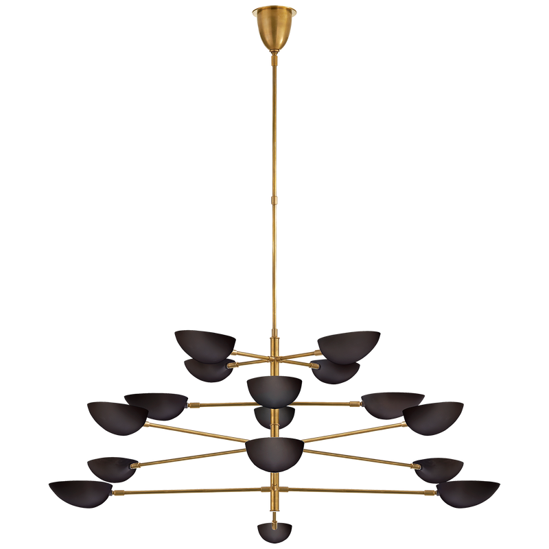 Graphic Grande Four-Tier Chandelier by AERIN