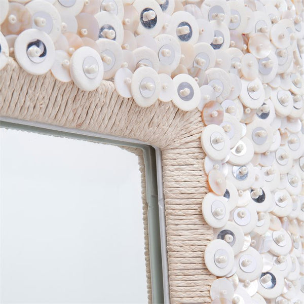 Abigail Sparkly Shell and Sequin Mirror