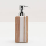 Ashford Collection Bath Accessories, Bamboo and White Resin
