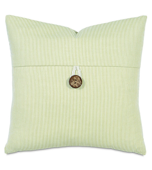 Avox Lime with Button Accent Pillow