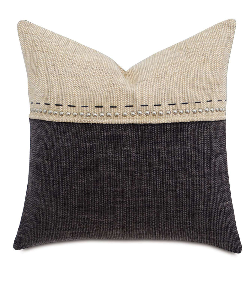 Gilmer Charcoal w/Brulee Top Accent Pillow