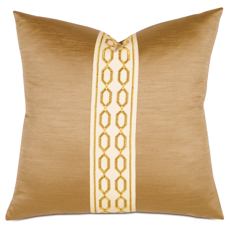 Lucent Gold Border Accent Pillow
