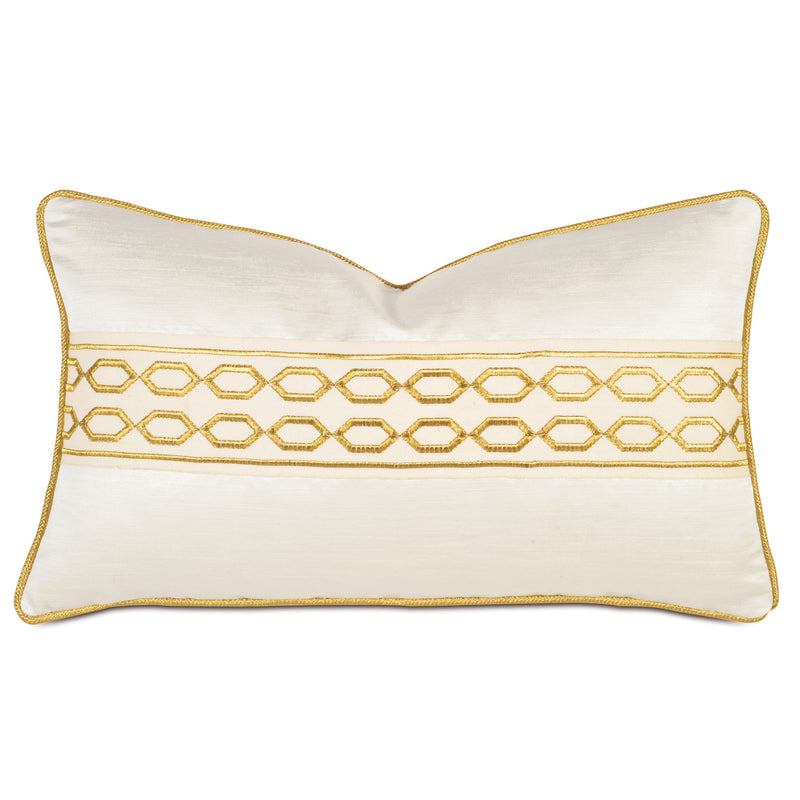 Lucent Opal Border Accent Pillow