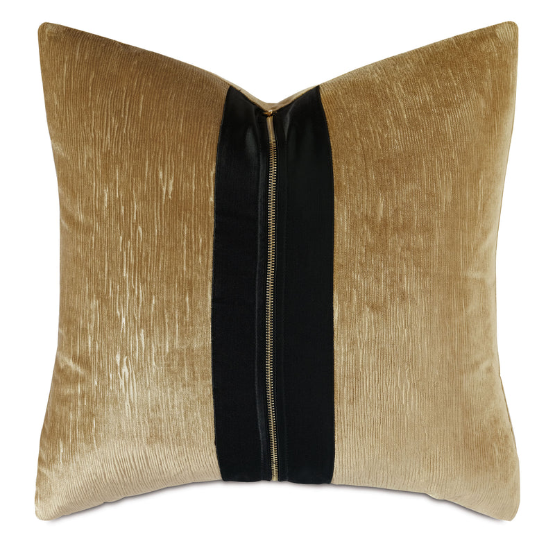 Park Avenue Zipper Decorative Pillow