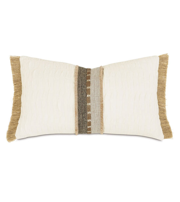 Cabo Gimp Detail Decorative Pillow