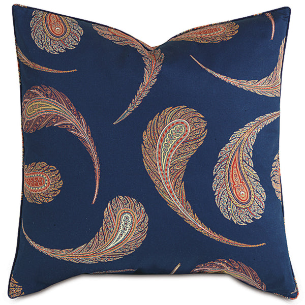 Aigrette Royal with Mini Welt Accent Pillow