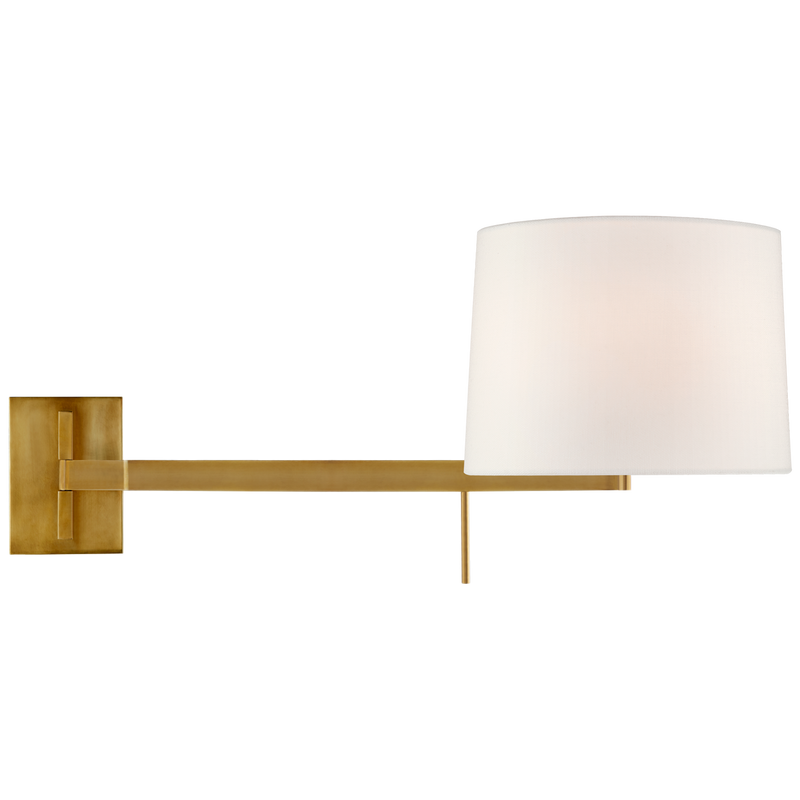 Sweep Medium Left Articulating Sconce by Barbara Barry