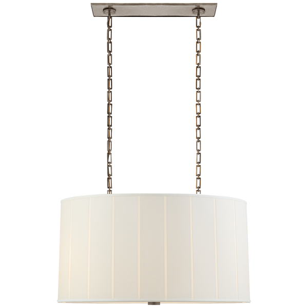 Perfect Pleat Oval Hanging Shade by Barbara Barry