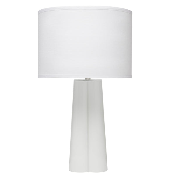Clover Table Lamp with White Linen Shade design by Jamie Young