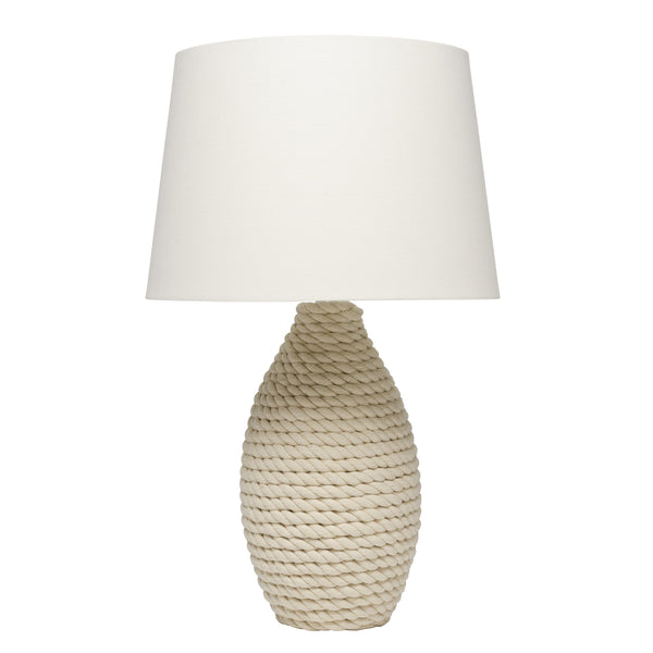 Rope Table Lamp with Tapered Shade design by Jamie Young