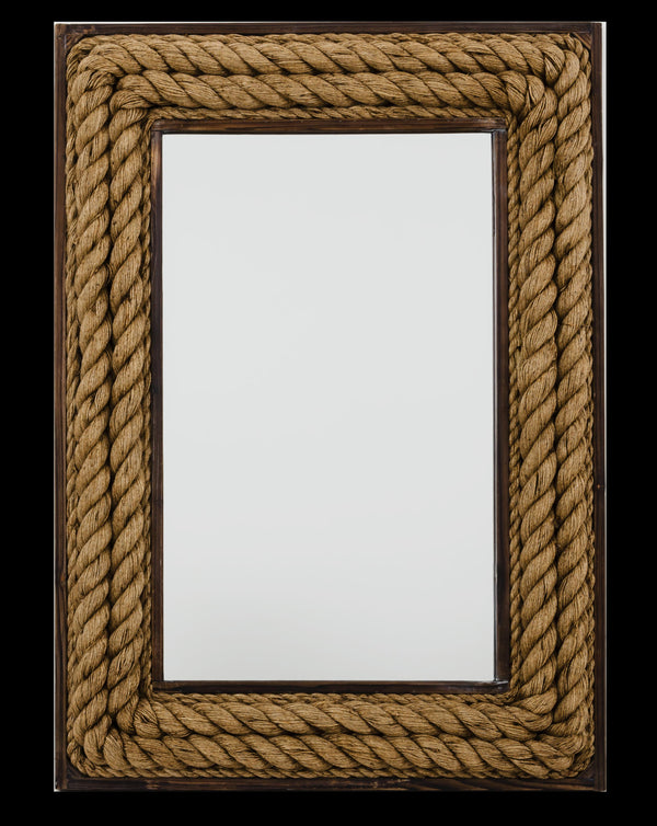 Rectangle Jute Mirror design by Jamie Young