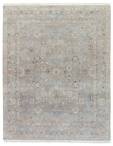 Riverton Hand-Knotted Medallion Gray & Tan Area Rug