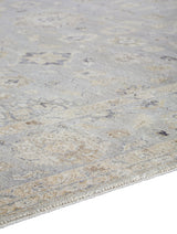 Riverton Hand-Knotted Medallion Gray & Tan Area Rug