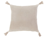 bianca square pillow with insert in multiple colors design by pom pom at home 1