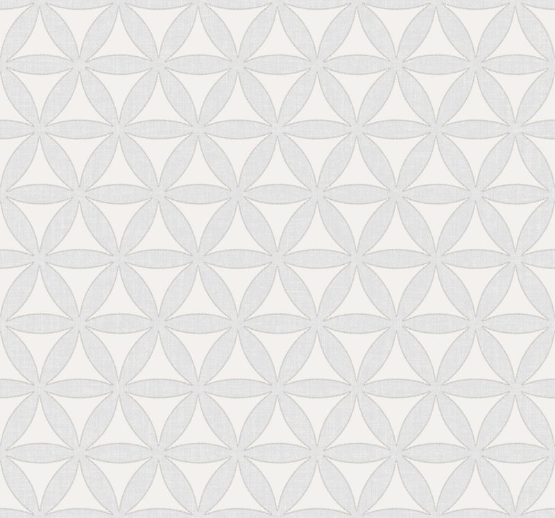 Bohemian Rhapsody Wallcovering in Harbor Grey from the Living in Style Collection