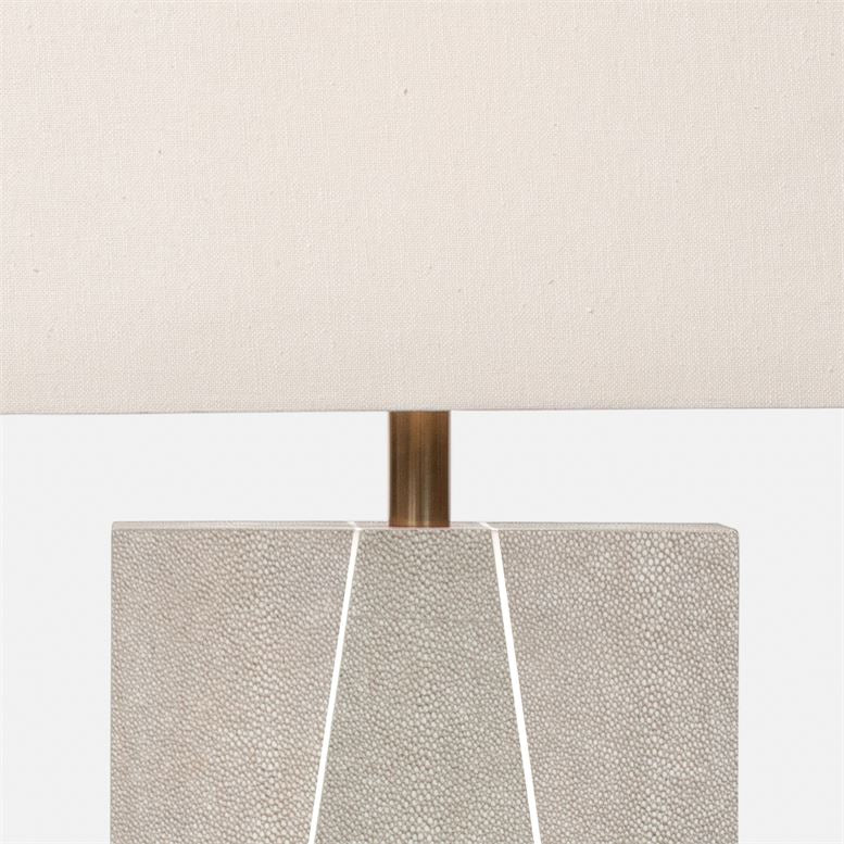 Breck Faux Shagreen Table Lamp