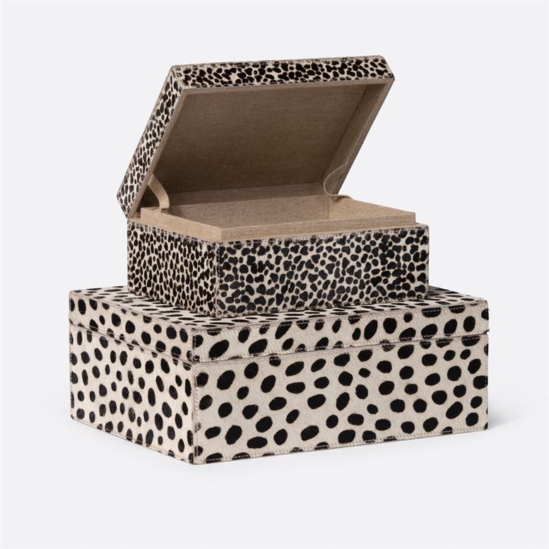 Bryce Mixed Prints Boxes, Set of 2