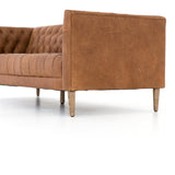 Williams Leather Sofa In Natural Washed Camel