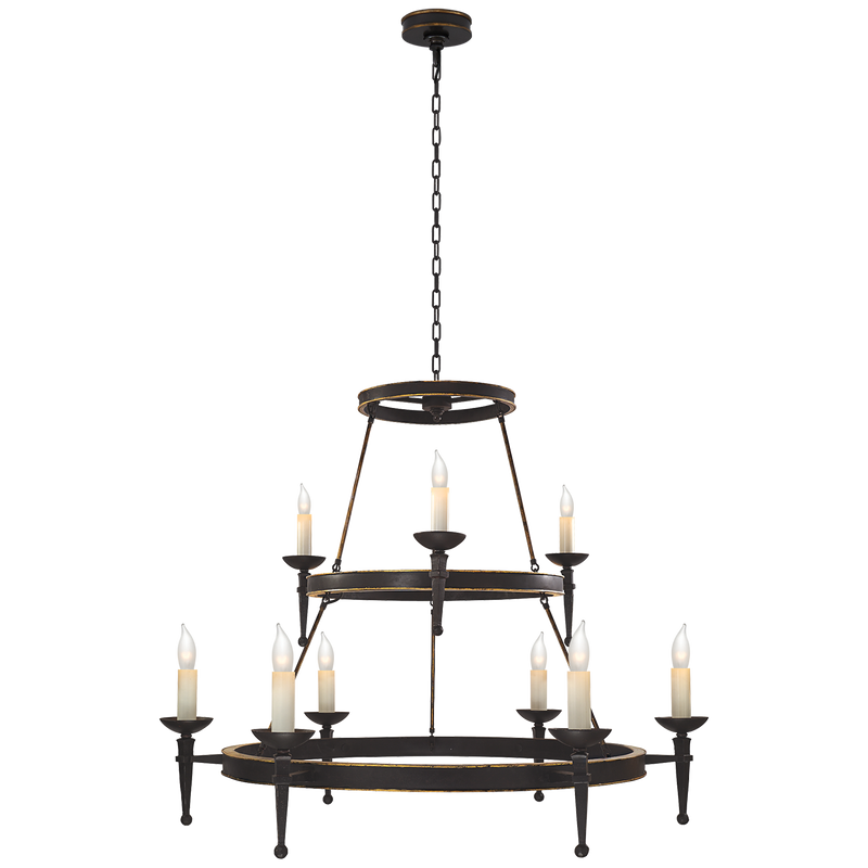 Dorset Large Torch Chandelier by Chapman & Myers