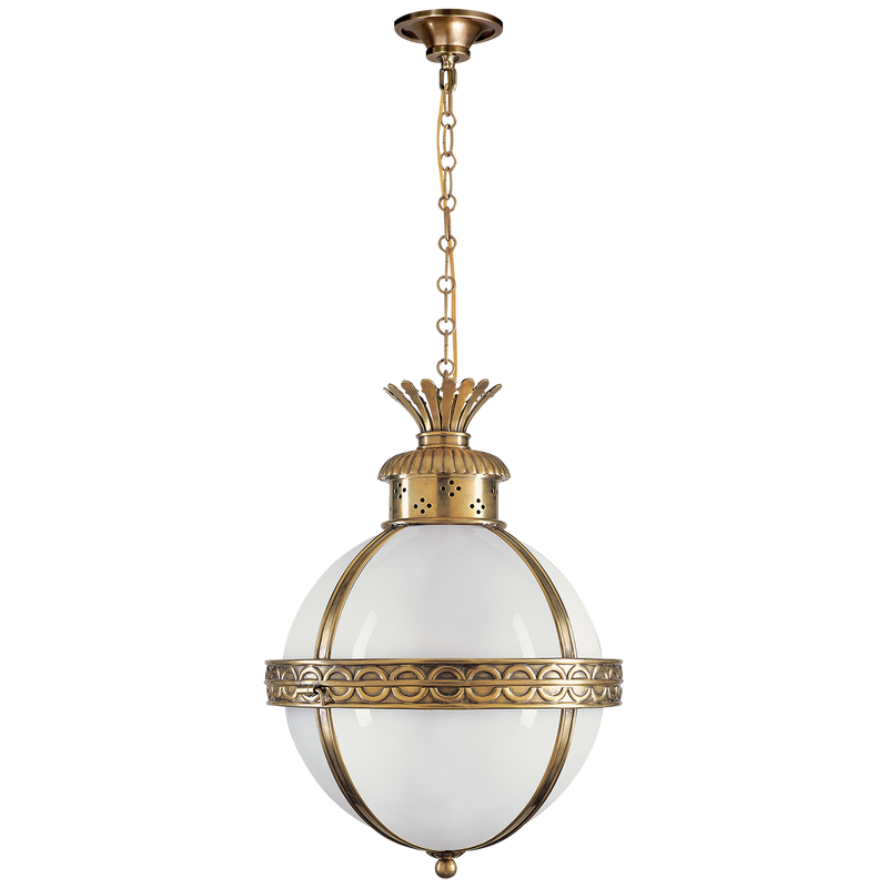 Crown Top Banded Globe Lantern by Chapman & Myers