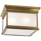Large Club Square Flush Mount by Chapman & Myers