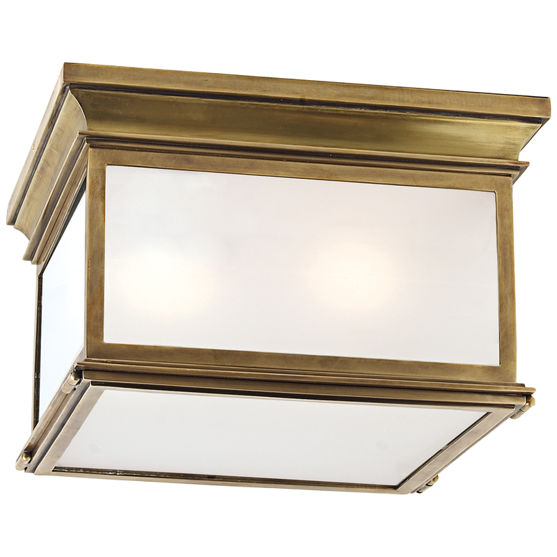 Large Club Square Flush Mount by Chapman & Myers