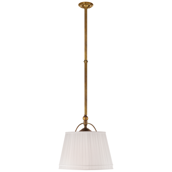 Sloane Single Shop Light with Linen Shade by Chapman & Myers