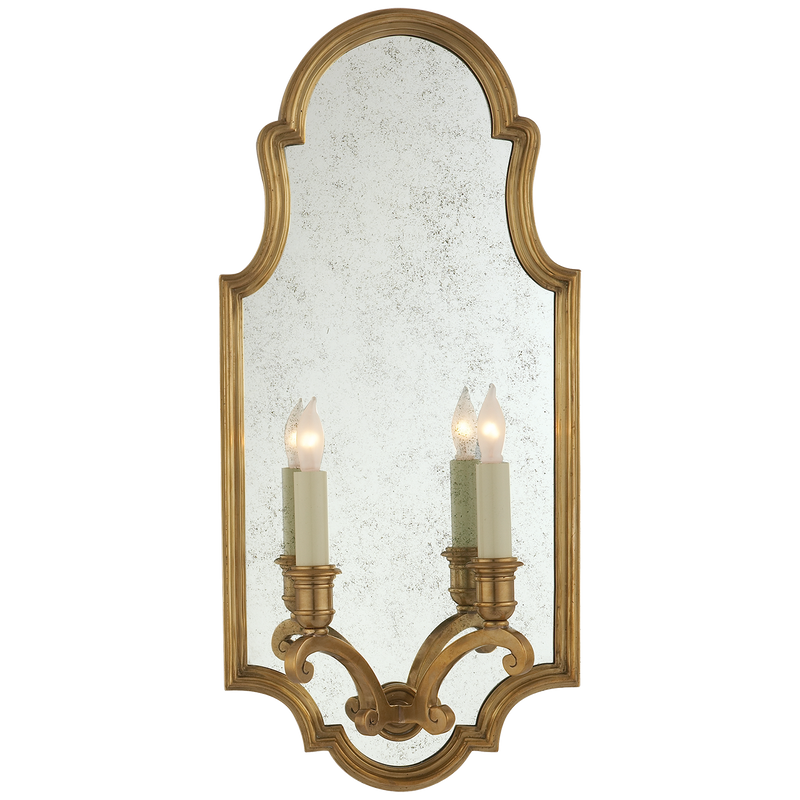 Sussex Medium Framed Double Sconce by Chapman & Myers