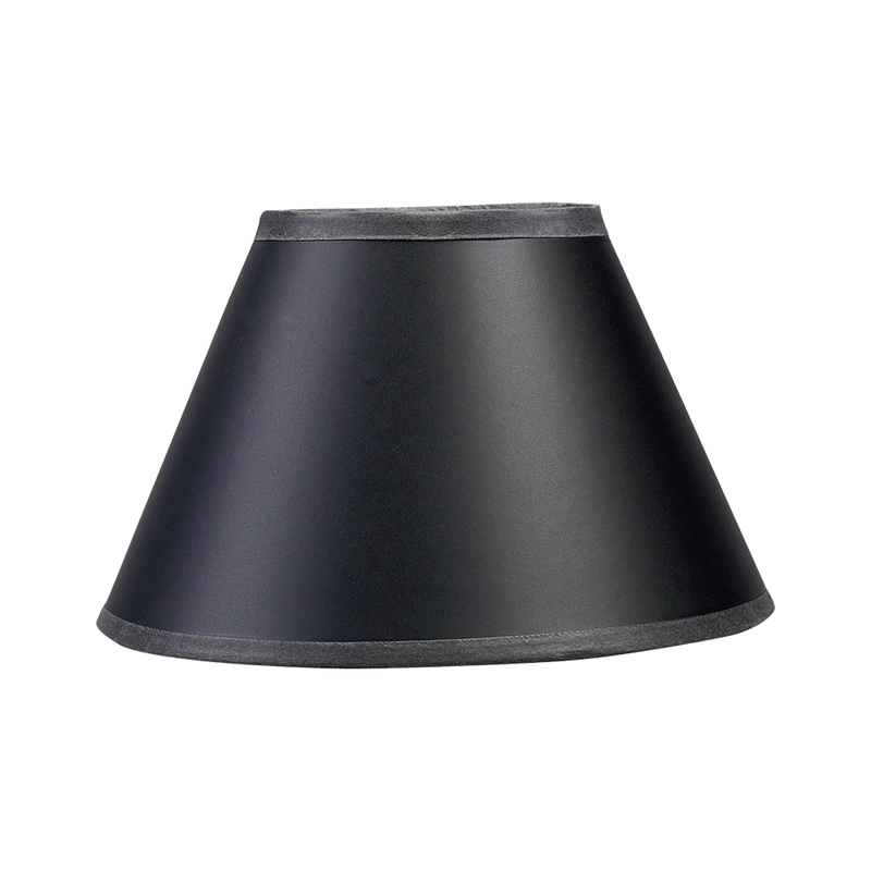 3" x 6" x 5" Black Paper Candle Clip Shade by Chapman & Myers