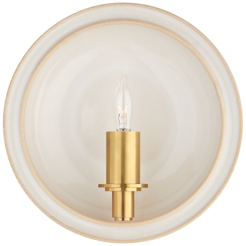 Leeds Small Round Sconce by Christopher Spitzmiller