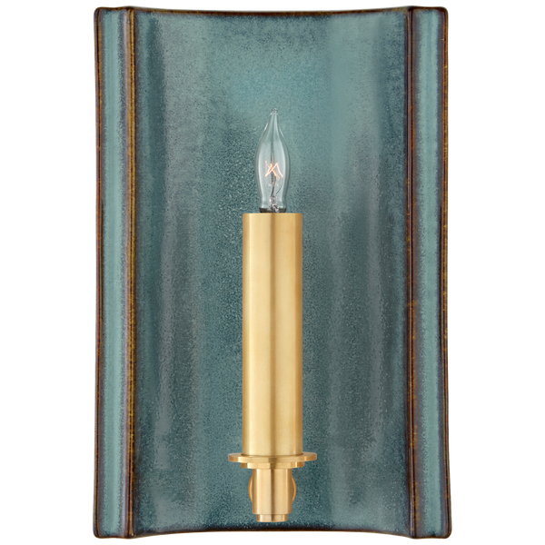 Leeds Small Rectangle Sconce by Christopher Spitzmiller