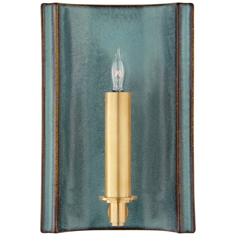 Leeds Small Rectangle Sconce by Christopher Spitzmiller