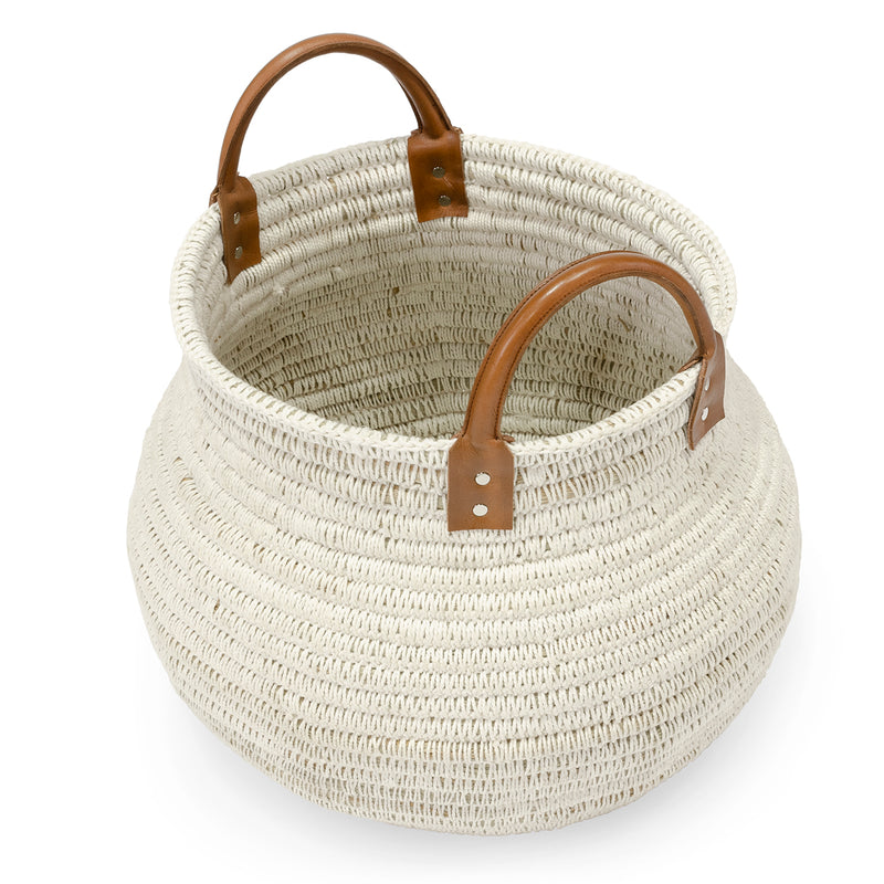 Cairo Basket White, Small