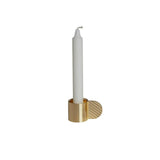 art candleholder in circle brass by oyoy 1