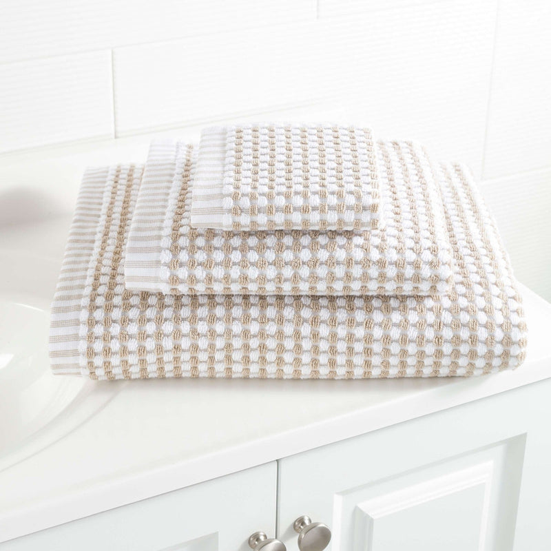 Pine Cone Hill - Signature Banded White/Black Towel