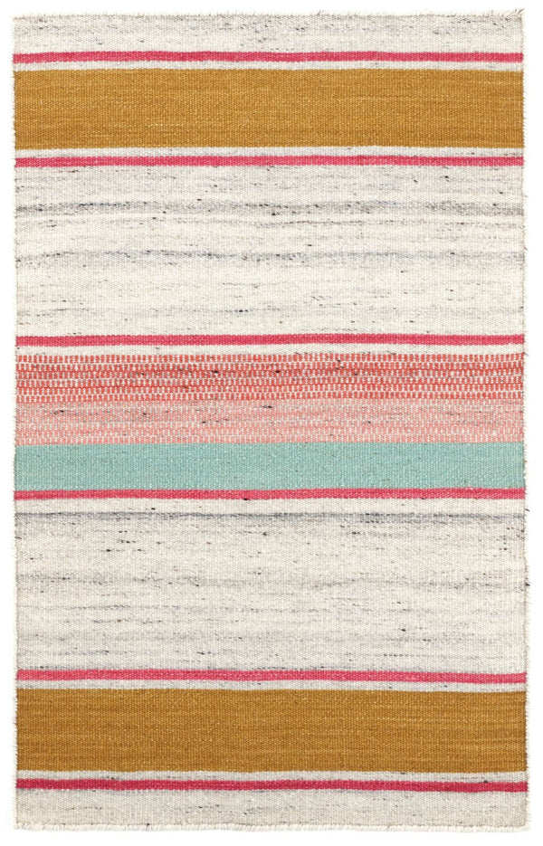 Claire Striped Woven Wool Rug