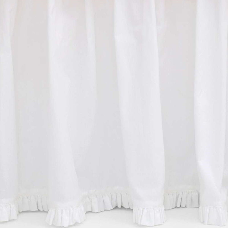 Classic Ruffle White Bed Skirt