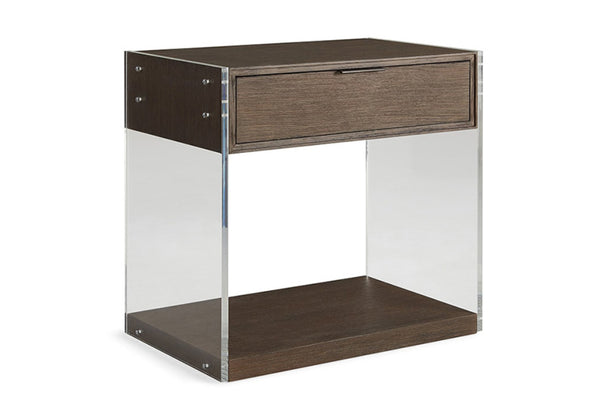 Dalton Nightstand with Lucite