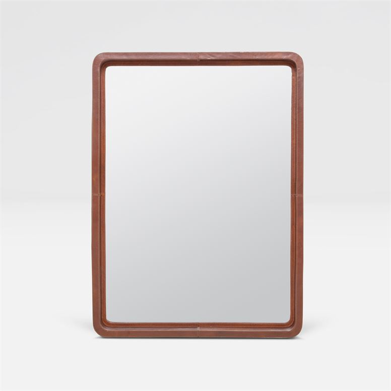 Duncan Leather Mirror