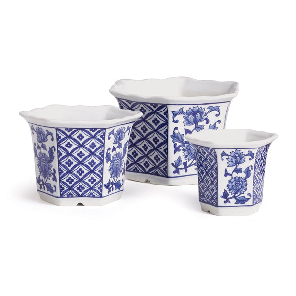 Dynasty Flared Pots Set of 3 design by shopbarclaybutera