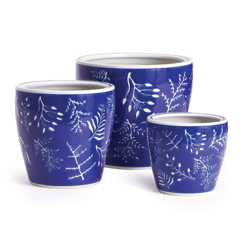 Dynasty Fern Pots Set of 3 design by shopbarclaybutera