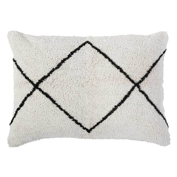 Freddie Ivory/ Charcoal Pillow Flatshot Image