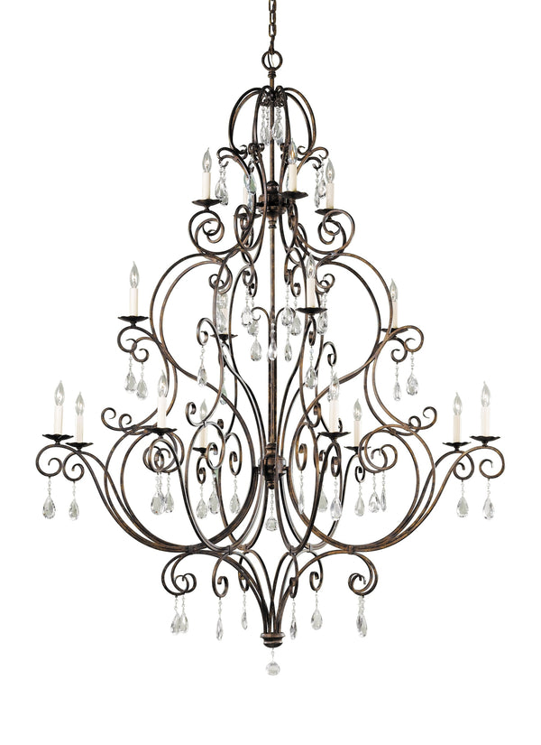 Chateau Collection 16 - Light Multi-Tier Chandelier by Feiss