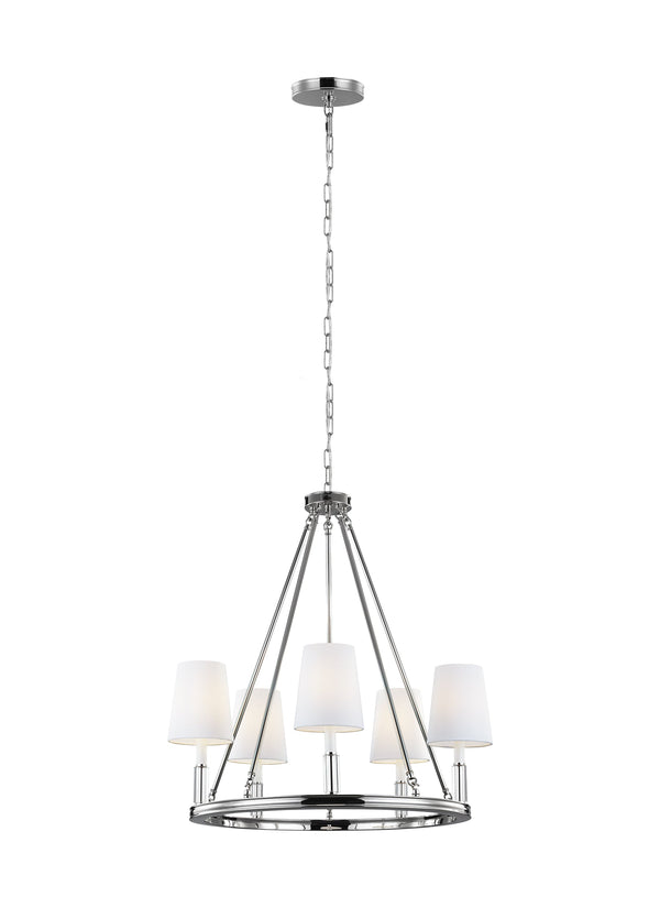 Lismore Collection 5 - Light Lismore Chandelier by Feiss