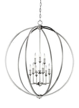 Corinne Collection 9 - Light Chandelier by Feiss