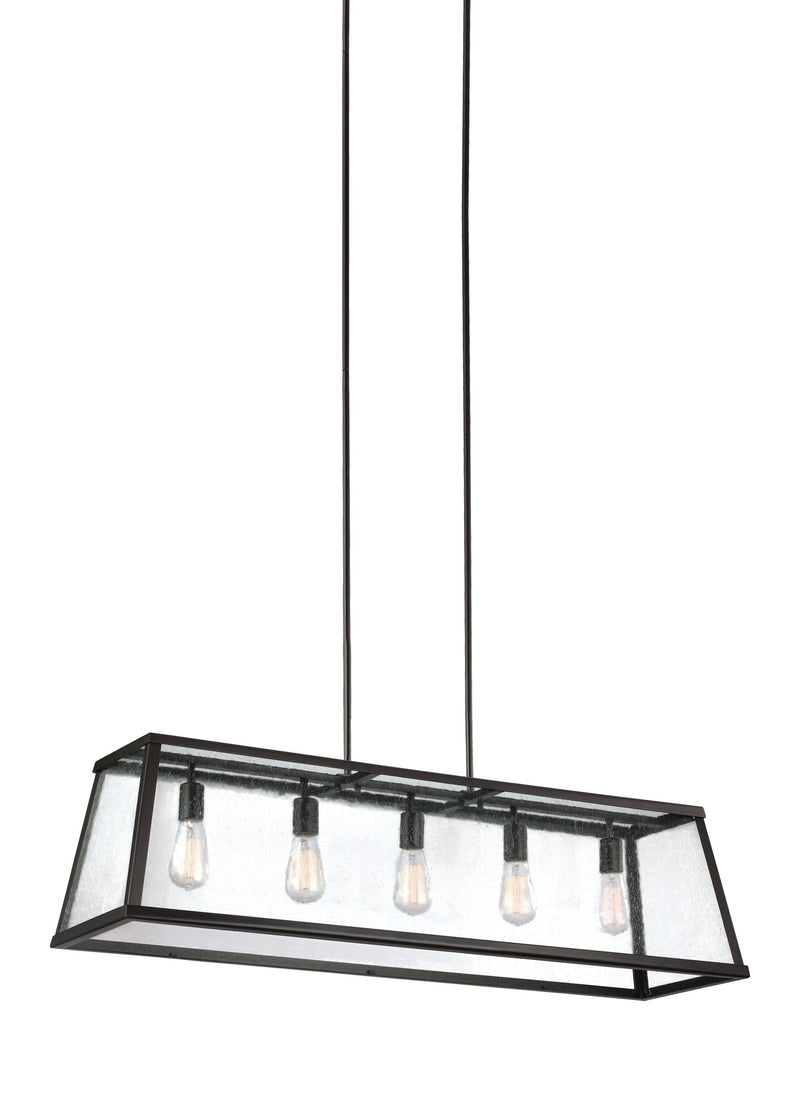 Harrow Collection 5 - Light Island Chandelier by Feiss