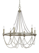 Beverly Collection 6 - Light Chandelier by Feiss